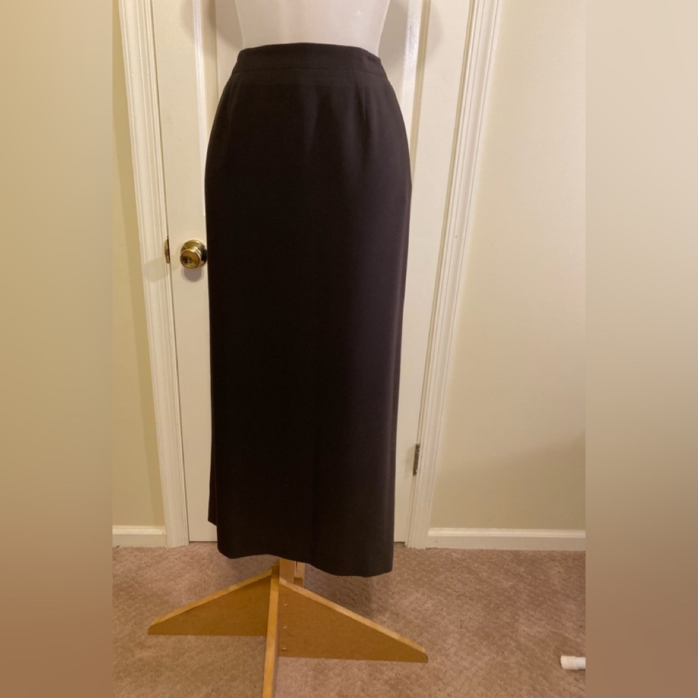 Jones New York - Lovely brown fancy maxi skirt, Size: 10